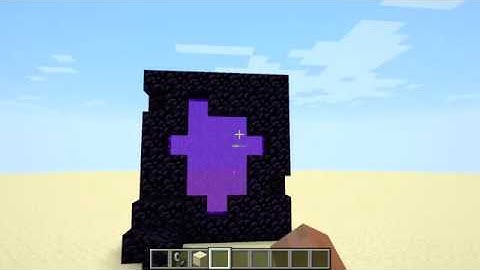 Minecraft 1.15.2 - HOW TO MAKE CUSTOM PORTAL !!!!