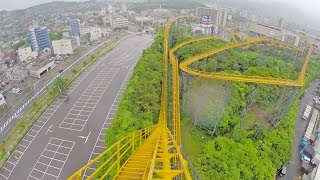 Titan Roller Coaster POV - 60 FPS Space World Japan - Arrow Dynamics' OTHER Hyper Coaster!
