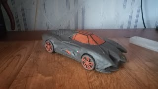 Lamborghini Egoista из пластилина (с рабочей ходовой)