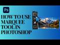 How to use marquee tool in Adobe Photoshop