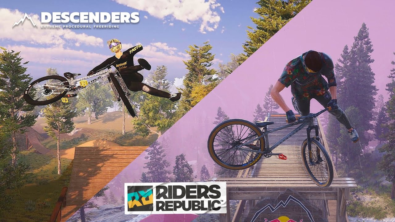 I recreated Descenders clips in Riders Republic (very cool) YouTube