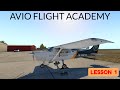 Xp11 avio flight academy  lesson 1  taxitake offmanoeuvresland  c172s g1000 vfr tutorial