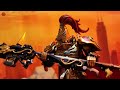 Adeptus custodes vs chaos space marinejoytoy warhammer 40k stop motion animation