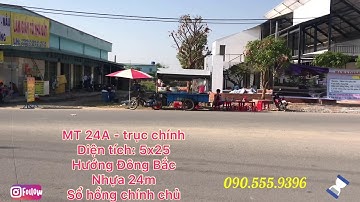 Mặt tiền 24A KDC Tân Đức, 5x25 , Đông Bắc, SHR, Chính chủ - 090.555.9396