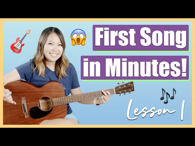 Guitar Lessons for Beginners: Episode 1 - Play Your First Song in Just 10 Minutes! 🎸 class=