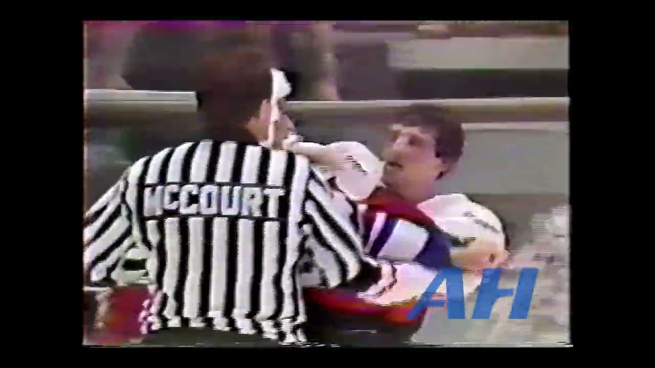 NHL Oct. 1, 1985 New York Rangers v Philadelphia Flyers Bench Clearing Brawl Live + (HL)