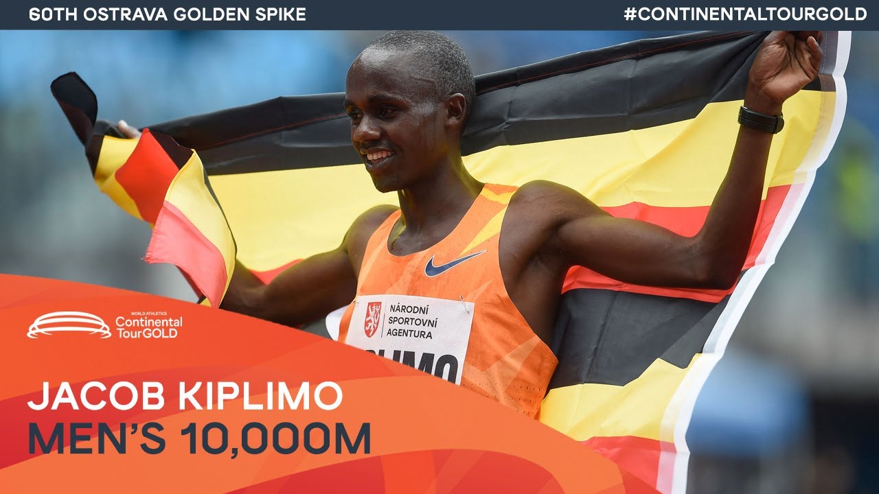 Jacob Kiplimo runs 7th fastest 10,000m all-time | Ostrava Golden Spike Continental Tour Gold