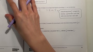 Eureka Math Grade 4 Module 5 Lesson 12 Homework | #mathwithaubrey #fractions #answers