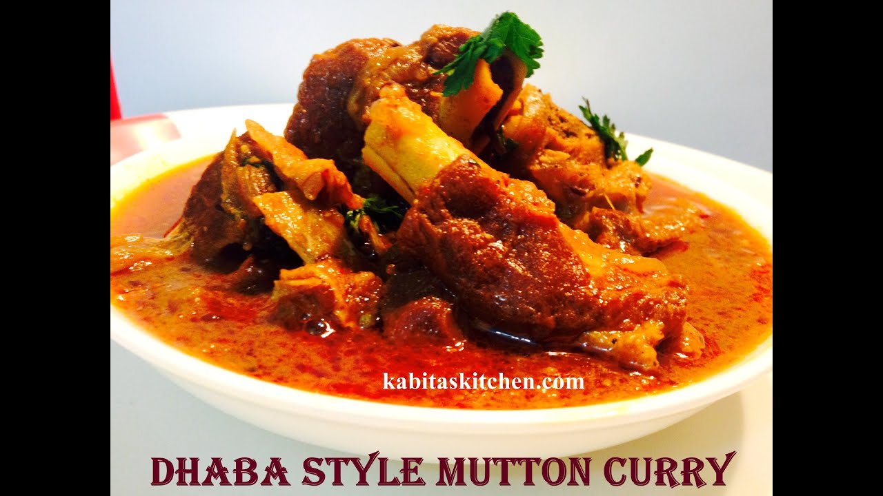 DHABA Style Mutton Curry-Panjabi Mutton Curry-Mutton Curry in Mustard Oil | Kabita Singh | Kabita