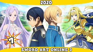 NOTÍCIAS SWORD ART ONLINE, Terceira temporada cobrirá todo o arco  Alicization