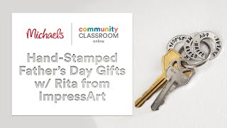 Online Class: Hand-Stamped Father’s Day Gifts w/ Rita from ImpressArt | Michaels screenshot 2