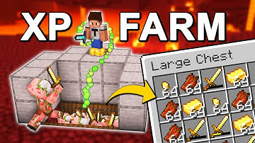 EASIEST Nether XP Farm in Minecraft 1.21 (Tutorial)