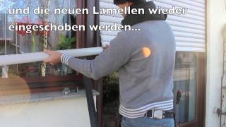 Rolladen Lamellen Austauschen Ohne Deckel Zu Offnen Option 1 Neubau Rollladen 8 Youtube Rolladen Lamellen Austauschen Ohne Deckel Zu Offnen Option 1 Neubau Rollladen 8 Youtube