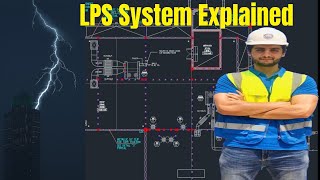 Lightning Protection System (LPS) Design in AutoCAD - Things You Must Consider in a Roof Plan