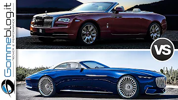 Mercedes Maybach 6 Cabriolet VS Rolls Royce Dawn - TOP LUXURY CABRIOLET CAR