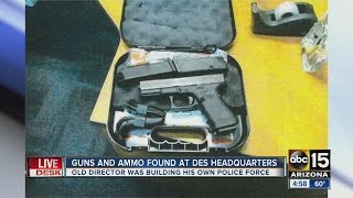 Guns, ammo seized from government building