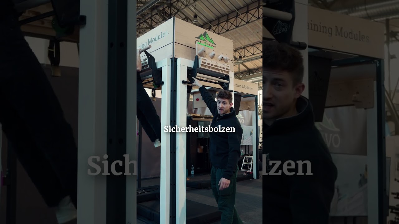 Klettertraining von zu Hause aus - Clevo Climbing auf Alpinmesse 2024