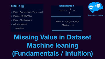 E06 - Missing values strategy Intuition - Machine learning course free ( Data Science Alive )