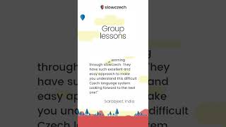 our clients are #happy learning #Czech 💙 with @slowczech