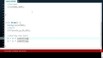 How to create a bouncing ball animation in processing 3
