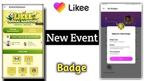 Likee App New challenge in badge  Likee app | Likee app Bens Diamond 5 Dollar , Likee App badge