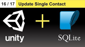 Update Single Contact - Develop Unity Apps with SQLite Database (16/17)