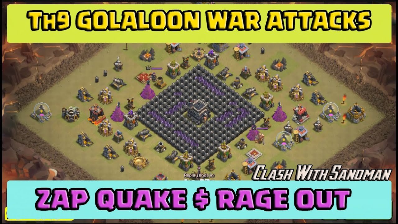 Clash of Clans | Townhall 9 Golaloon War Attacks