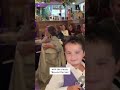 7-Year-Old Lounge Lizard Wows Diners #shorts