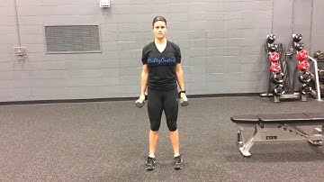 Dumbbell Neutral Grip Bicep Curl to Neutral Grip Shoulder Press Standing