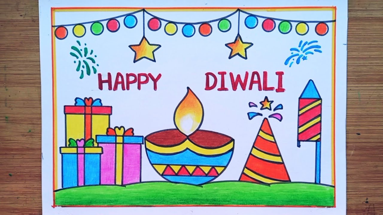 Diwali Drawing Easy Diwali Poster Drawing Happy Diwali Drawing How To diwali-drawing-easy-diwali-poster-drawing-happy-diwali-drawing-how-to