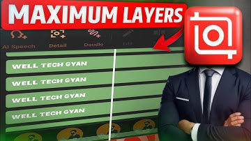 Maximum Layers InShot | InShot Video Editing Layers | Well Tech Gyan
