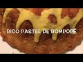 Rico 🤤👌🏻 pastel de rompope para las fiestas