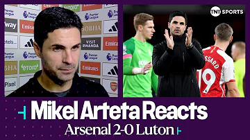 "I'M SO HAPPY WITH THE BOYS!" 🙌 | Mikel Arteta | Arsenal 2-0 Luton | Premier League