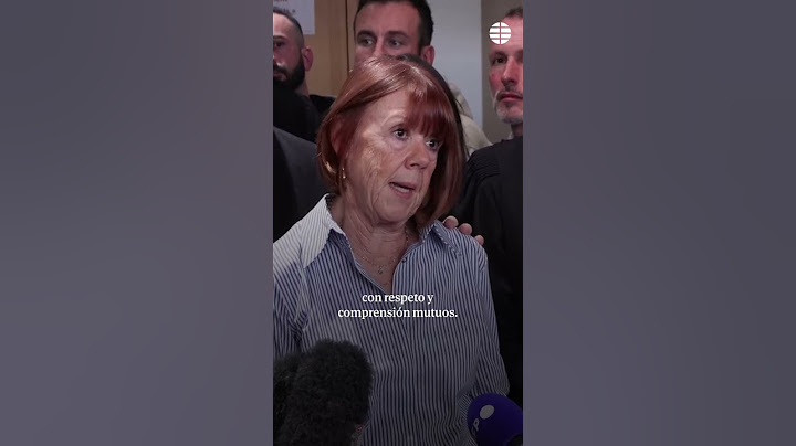 Gisèle Pelicot habla tras la sentencia que condena a Dominique Pélicot a 20 años de cárcel #Pélicot