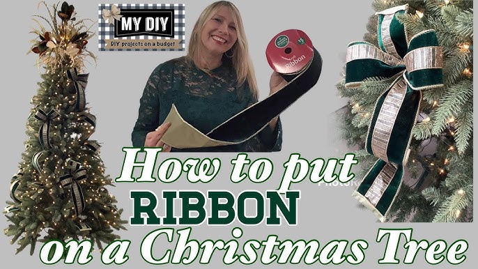 How to Put Ribbon on a Christmas Tree: 4 Easy Techniques to Try