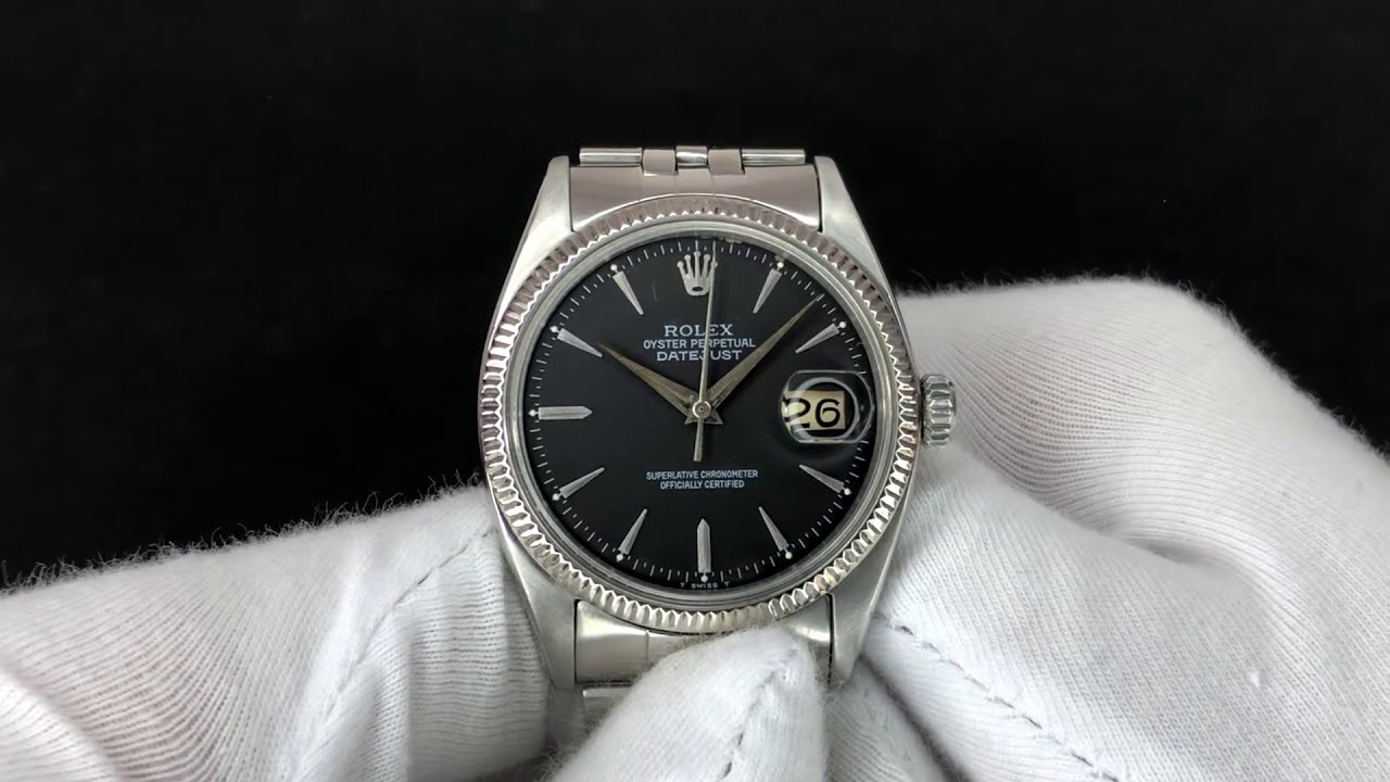 rolex 1601 black