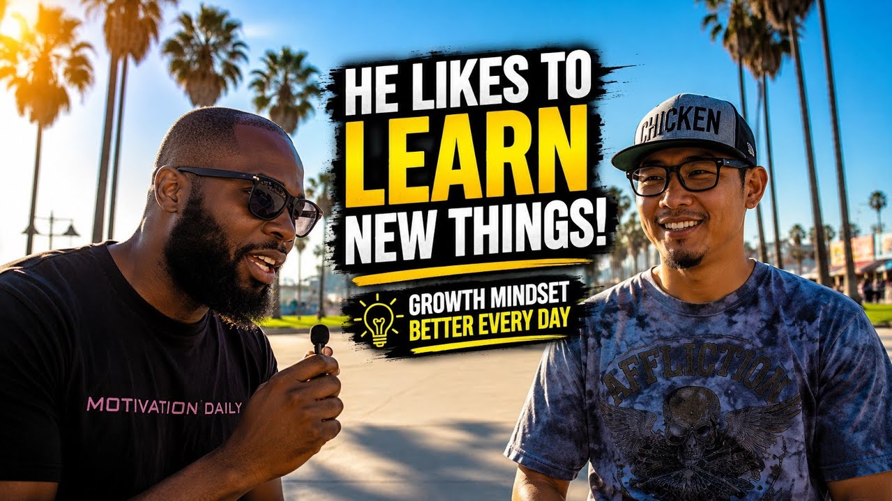 He Likes To Learn New Things | Growth Mindset & Self Improvement Motivation