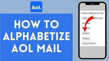 How to Alphabetize AOL Mail (2024) | AOL Mail Tutorial