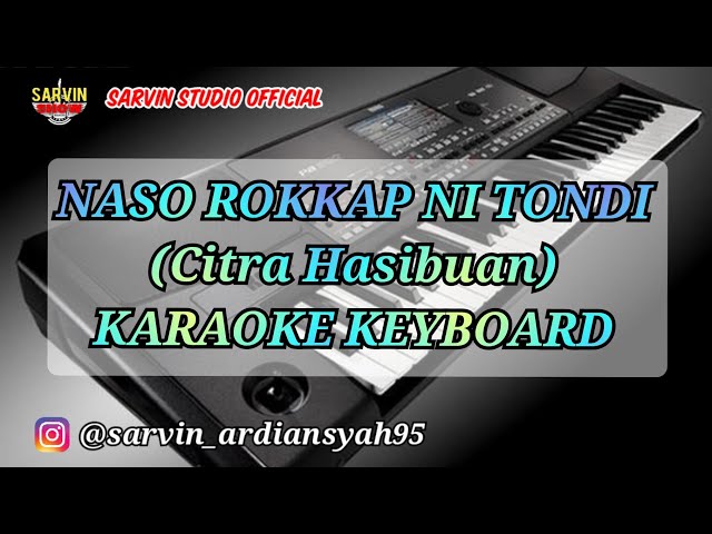 TAPSEL - NASO ROKKAP NI TONDI KARAOKE (CITRA HASIBUAN) | SARVIN STUDIO OFFICIAL class=