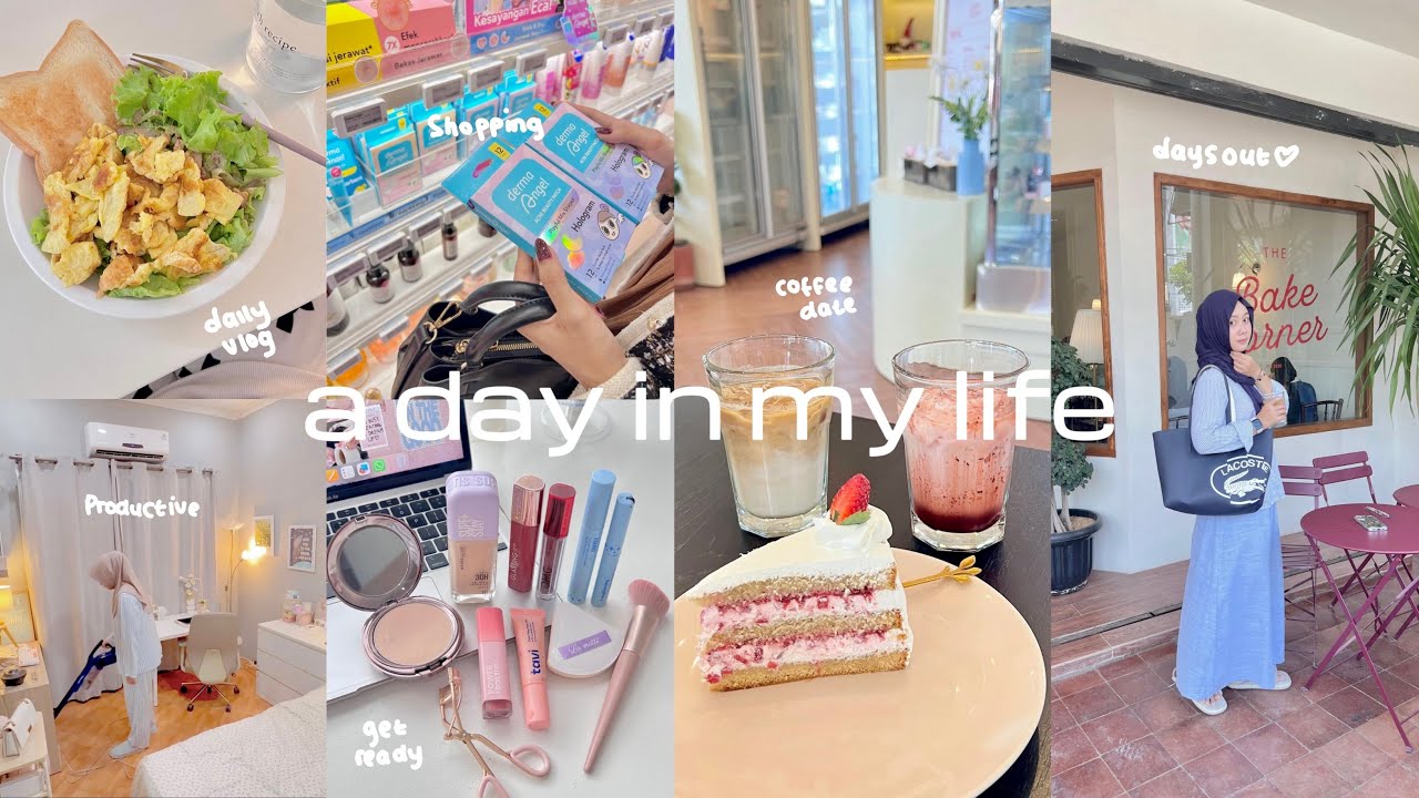 A DAY IN MY LIFE🍵days out,shopping,coffee date,get ready,cleaning &editing,night routine,self care📲