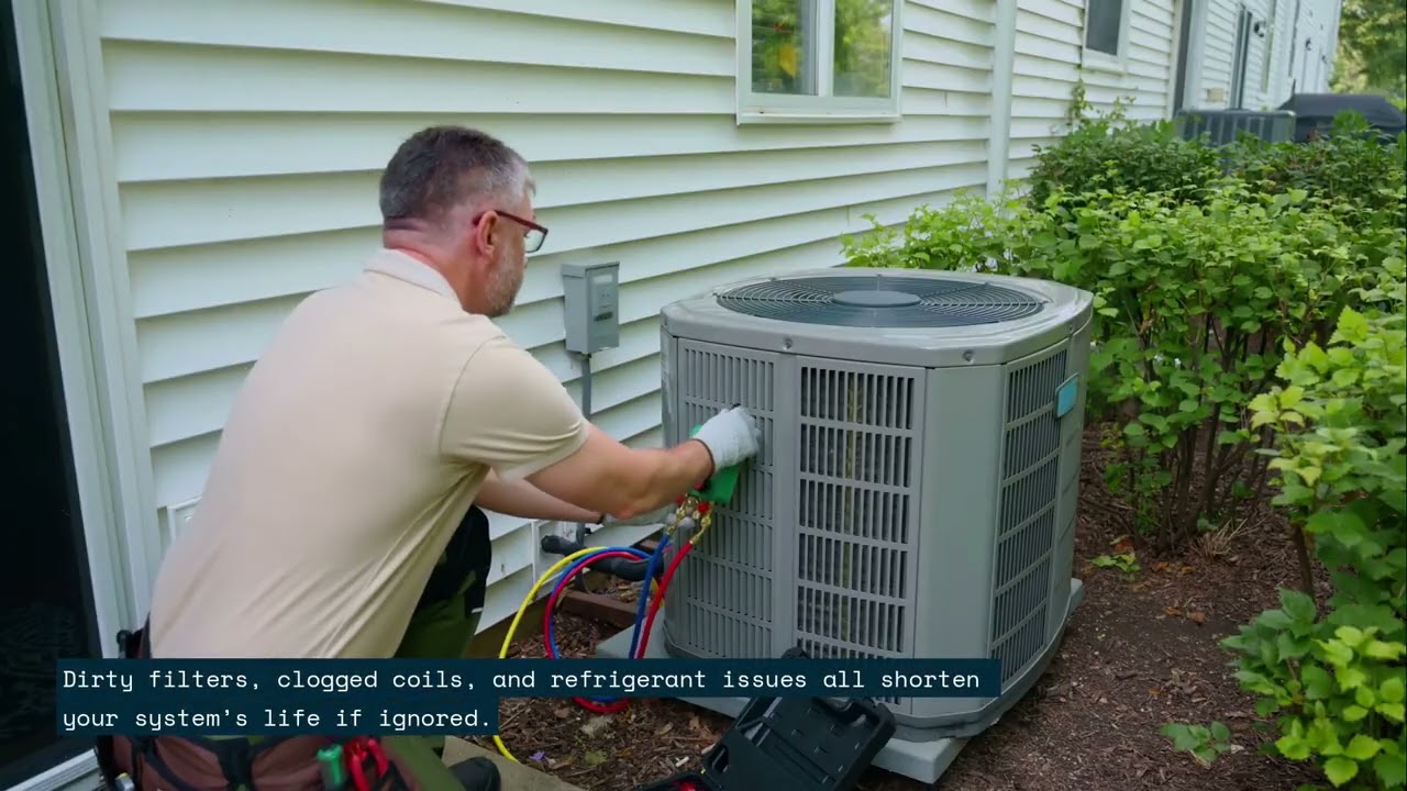 What is the average lifespan of an AC unit in Van Nuys?