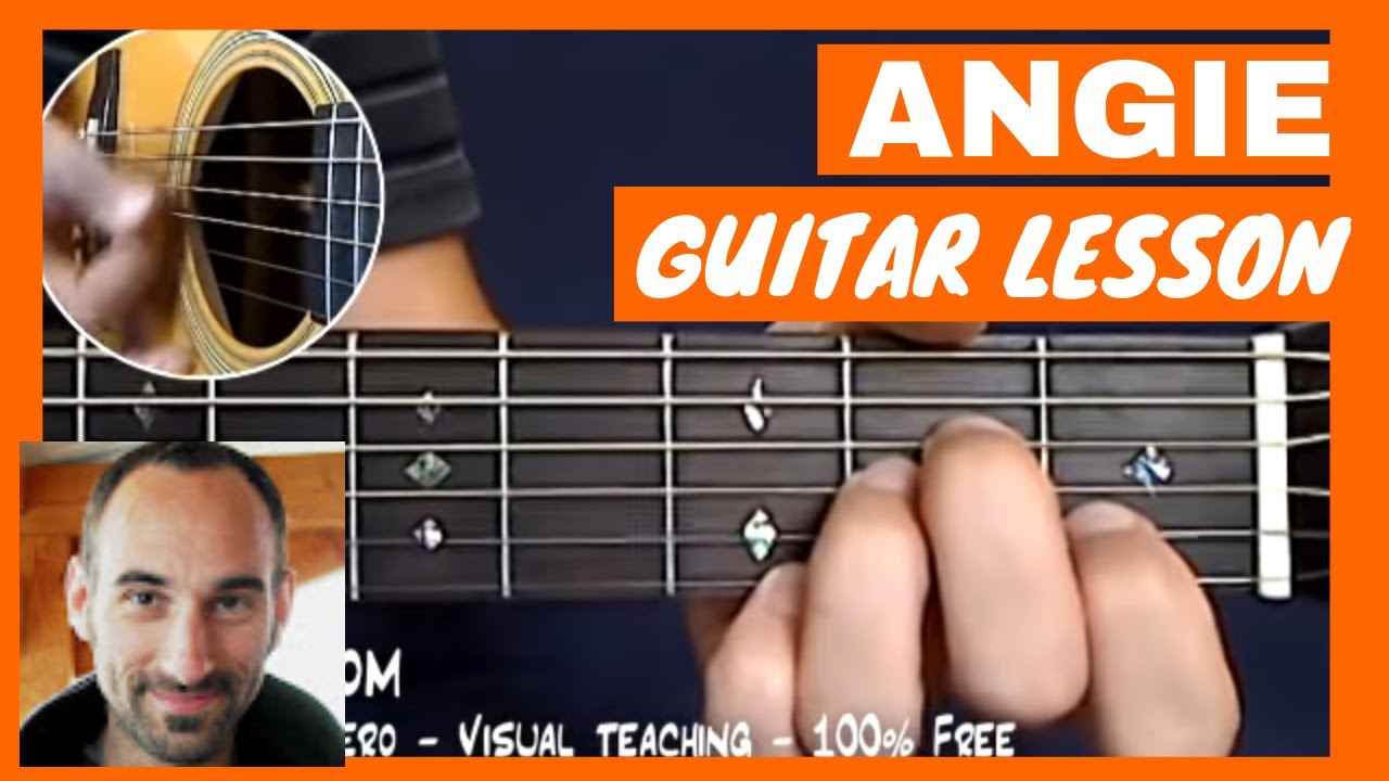 Rolling Stones - Angie Guitar Tutorial