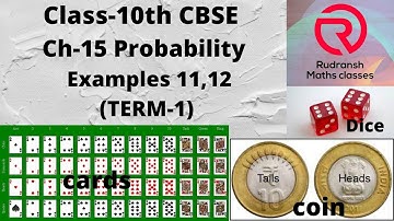 Probability class 10th chapter 15 Probability Ex-15.1 examples 11,12 solution NCERT CBSE
