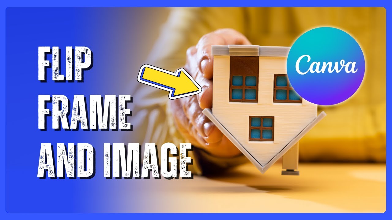 как переворачивать кадры и изображения в Canva