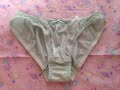 １４まいめ　[ お気に入り下着 ]ゆぅなの可愛いミント色ぱんてぃ　つるつるぱんつ☆彡My lingerie panties　♪