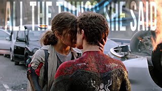 Peter And Mj - Tom And Zendaya Edit Spiderman No Way Home All The Things She Said Marlebro Edits