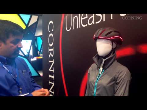 Corning® Fibrance®  Light-Diffusing Fiber at LIGHTFAIR 2014