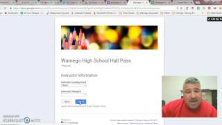 WHS Digital Hall Pass Tutorial