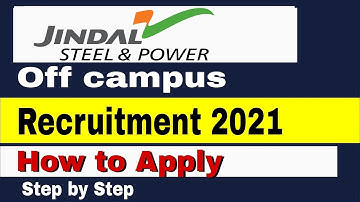JSPL  Off-Campus Recruitment Drive 2020  2019 | JSPL  Fresher As Associate Role