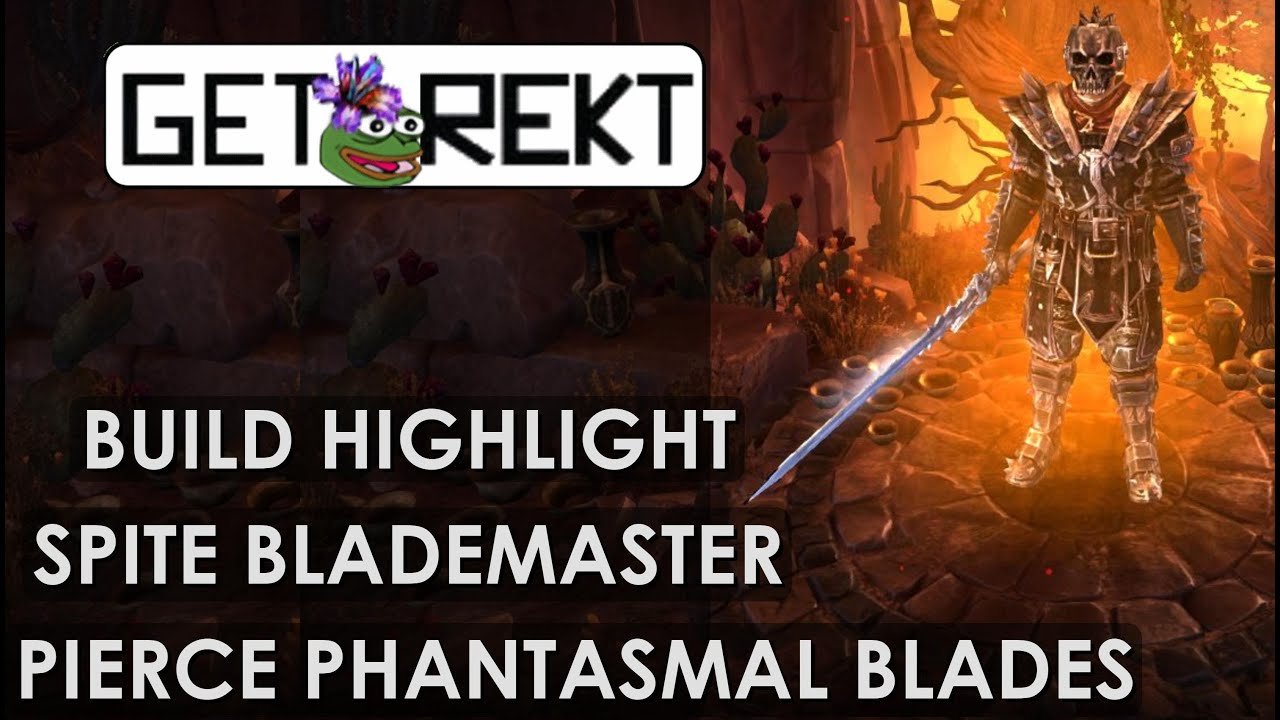 [HC] Grim Dawn Build Guide Spite Blademaster, pierce Phantasmal